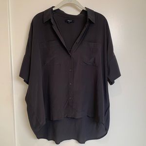 Madewell Tops - Madewell charcoal silk top size M Madewell Tops - Madewell charcoal silk top size M